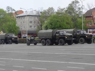 Репетиции парада Победы проходят в Уссурийске
