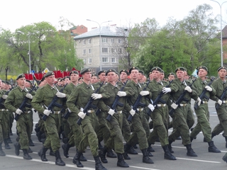 Репетиции парада Победы проходят в Уссурийске