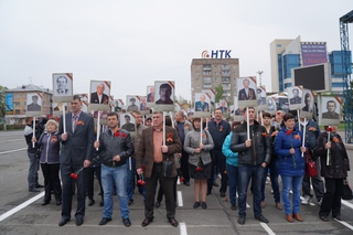 Более 500 жителей Уссурийска встали в ряды Бессмертного полка