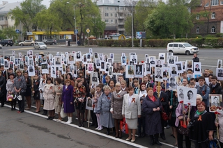 Более 500 жителей Уссурийска встали в ряды Бессмертного полка