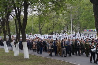 Более 500 жителей Уссурийска встали в ряды Бессмертного полка