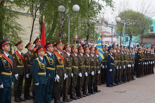 Митинг, посвященный 69 годовщине Великой Победы, состоялся в Уссурийске