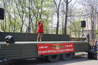 Жители Уссурийска отметили 9 мая народным гуляньем