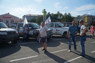 Международный автопробег Москва-Сеул прибыл в Уссурийск