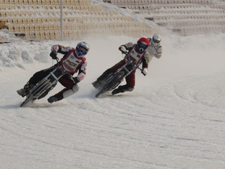 Неудачи уссурийского льда: первенство по мотокроссу в Приморье не обошлось без аварий