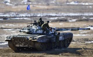 танкисты пятой армии выявили лучших в рамках соревнований «Танковый биатлон-2015»