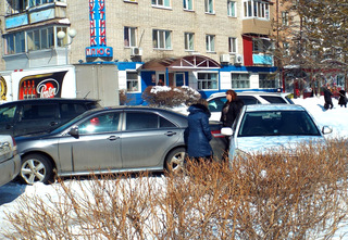 Снегопад дорого обошёлся уссурийским автомобилистам