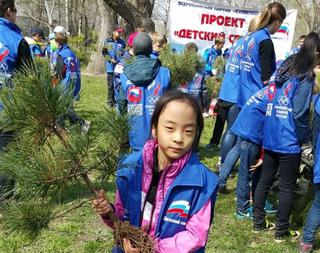 Аллея тхэквондо появилась в Уссурийске в День Весны и Труда