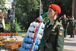 Торжественный митинг, посвящённый 70-летию окончания Второй мировой войны, состоялся в Уссурийске