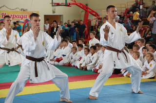 В спорткомплексе
