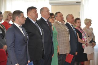 Торжественная церемония, посвященная Дню учителя, состоялась в администрации Уссурийска