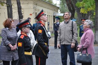 В Уссурийском суворовском училище состоялась торжественная церемония вручения погон воспитанникам