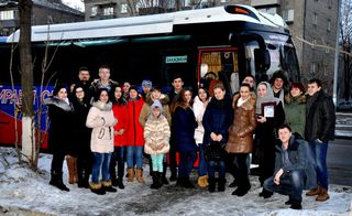 На концерт группы ДДТ уссурийские волонтёры съездили бесплатно