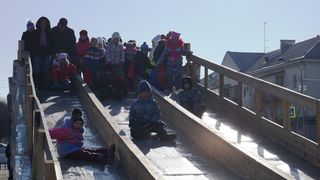 Закрытие Ледового городка состоялось 10 января в Уссурийске