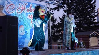 Закрытие Ледового городка состоялось 10 января в Уссурийске