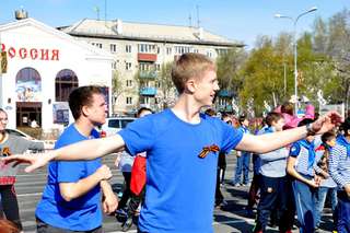 Сегодня на центральной площади Уссурийска прошла общегородская зарядка