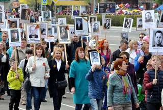 Около 8 000 уссурийцев приняли участие в шествии Бессмертного полка