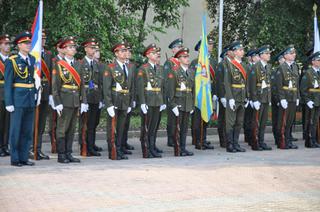 В честь окончания Второй мировой войны в Уссурийске состоялось памятное возложение цветов