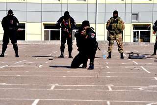 В Уссурийске 50-ю годовщину отметили моторизированные воинские части Внутренних войск МВД России